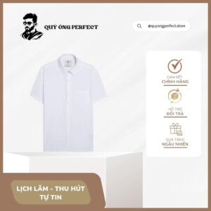 Áo sơ mi ngắn tay Aristino ASS502AZ màu Trắng